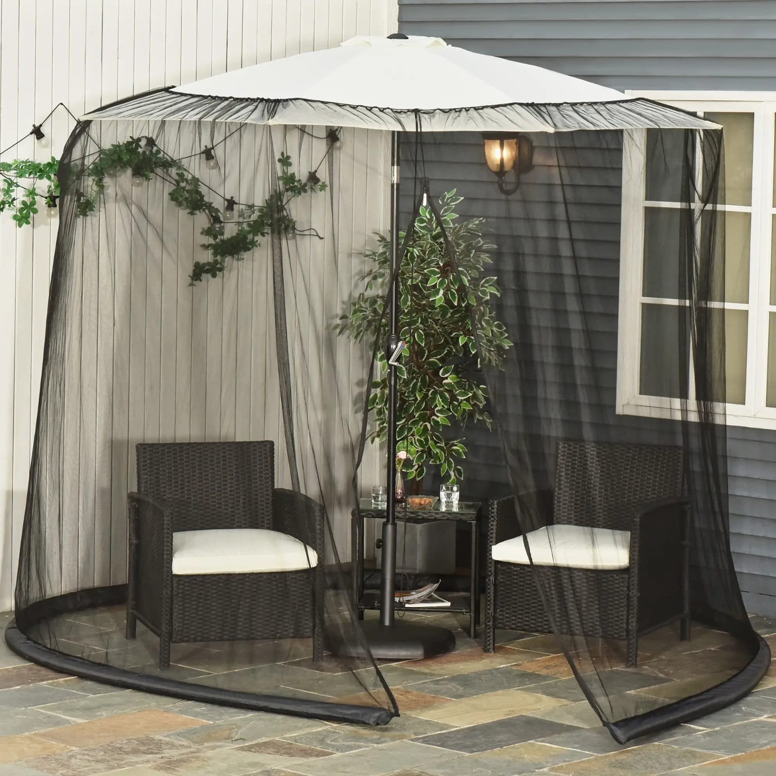 parasol klamboe, Tuin en Terras, Overkappingen, Ophalen of Verzenden, Nieuw, Overige typen