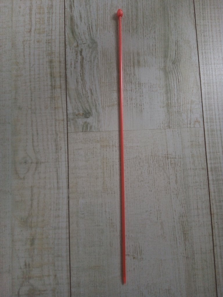 vintage kunststof breinaald/knopdikte 3.5 mm, Hobby en Vrije tijd, Ophalen of Verzenden, Gebruikt, Breien, Naald