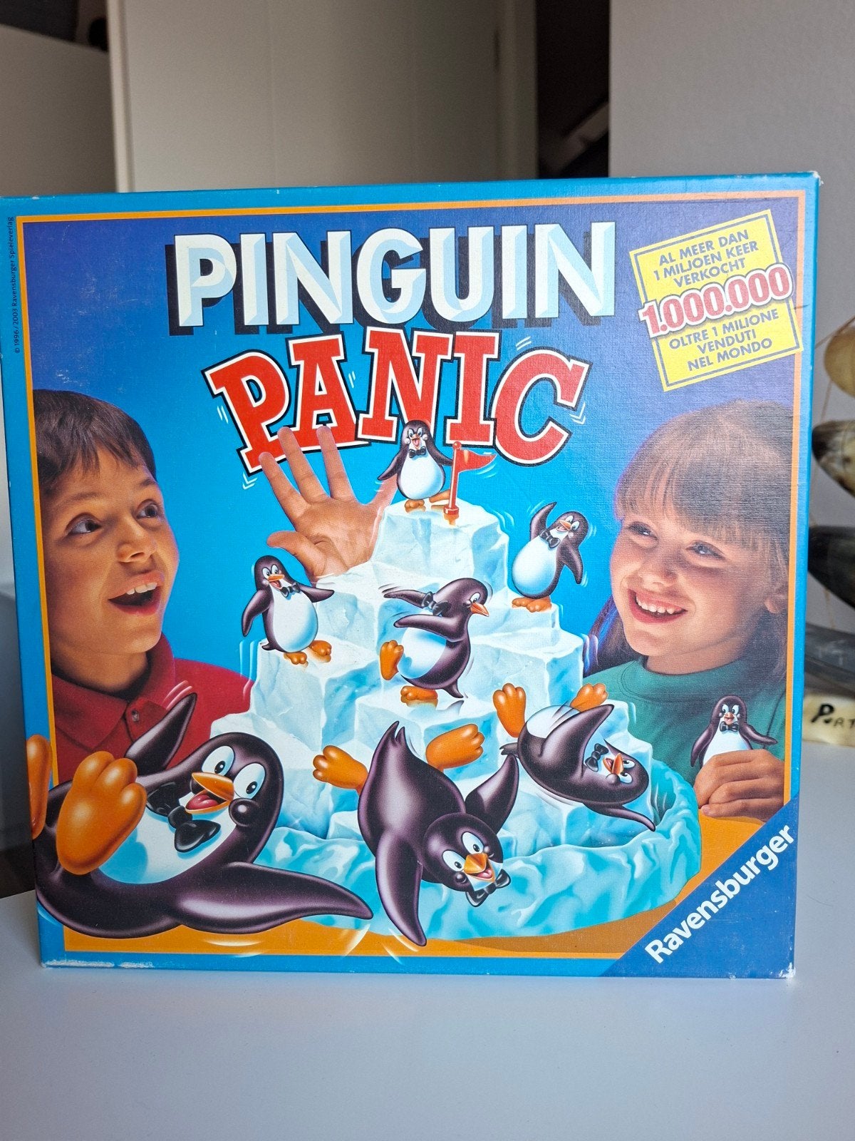 Pinguin Panic - Leuk familiespel van Ravensburger, Drie of vier spelers, Ophalen of Verzenden, Gebruikt, Ravensburger