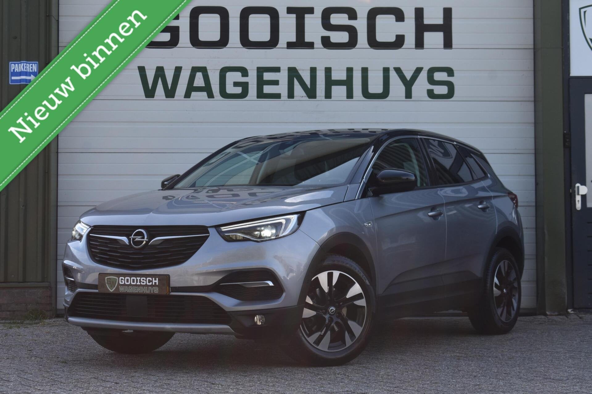 Opel Grandland X 1.2 Turbo Innovation | Leder | Memory | 100, 1199 cc, Met garantie (alle), Bedrijf, Lichtsensor