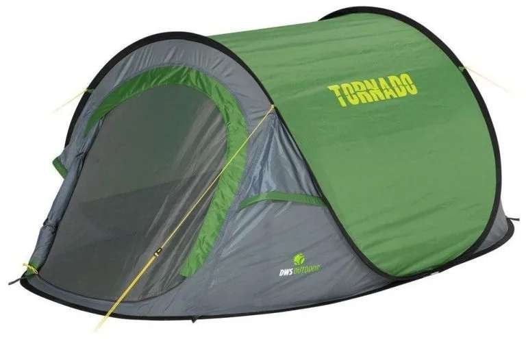 DWS Outdoor Tornado Pop-up Tent (2 persoons), Ophalen, Zo goed als nieuw, Tot en met 2