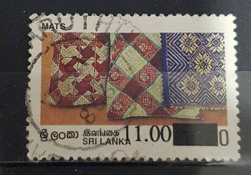 Sri Lanka Postzegel (B3-P4), Ophalen of Verzenden, Gestempeld, Zuid-Azië