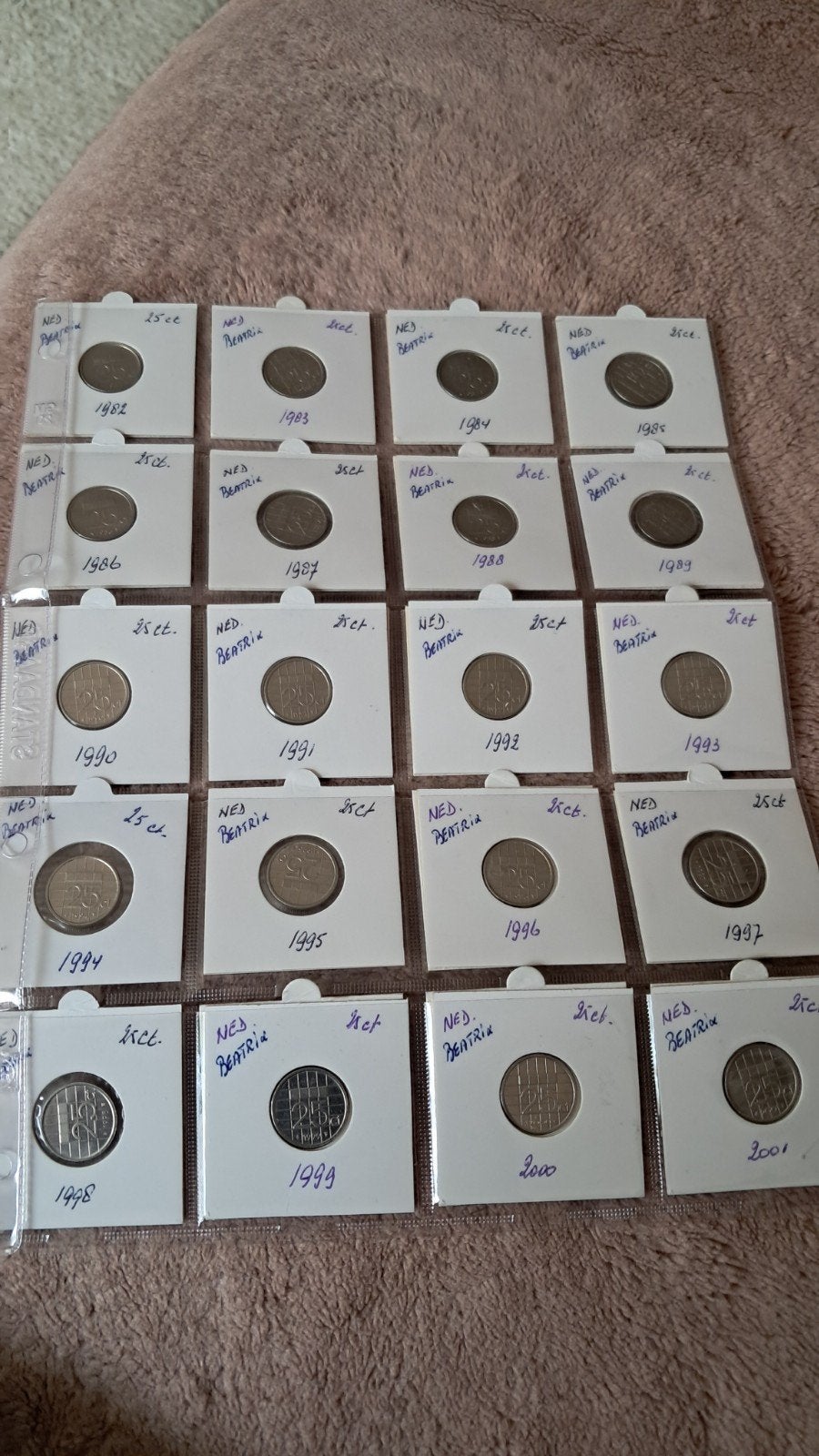 20 maal 25 cent beatrix, Ophalen of Verzenden, Koningin Beatrix, 25 cent
