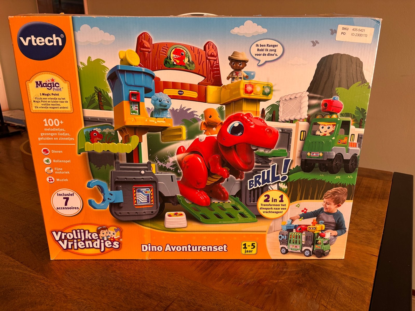 VTech Vrolijke Vriendjes Dino Avonturenset, Ophalen of Verzenden, Nieuw, Ontdekken, Met geluid