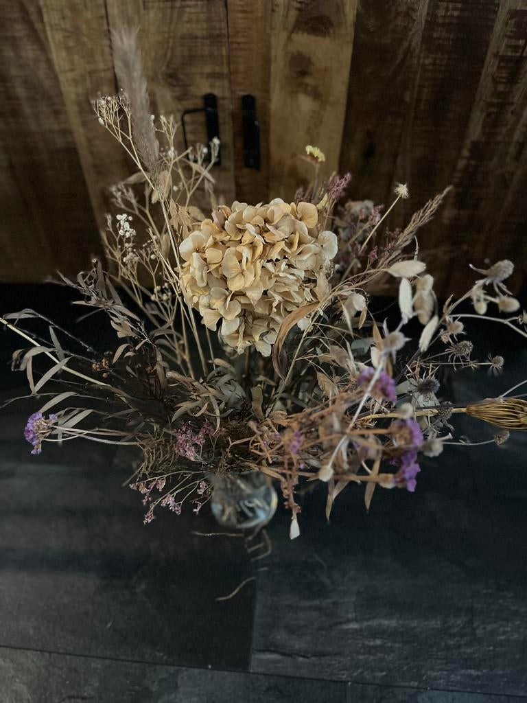 Boeket droogbloemen, Ophalen, Gebruikt