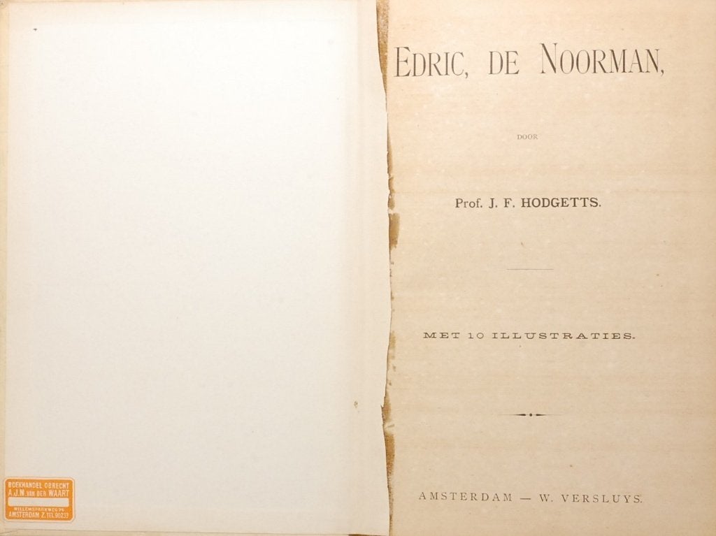 Ontwikkelings Jeugd-Boeken: De Noormannen door J.F. Hodgetts, Verzenden, Prof. J.F. Hodgetts
