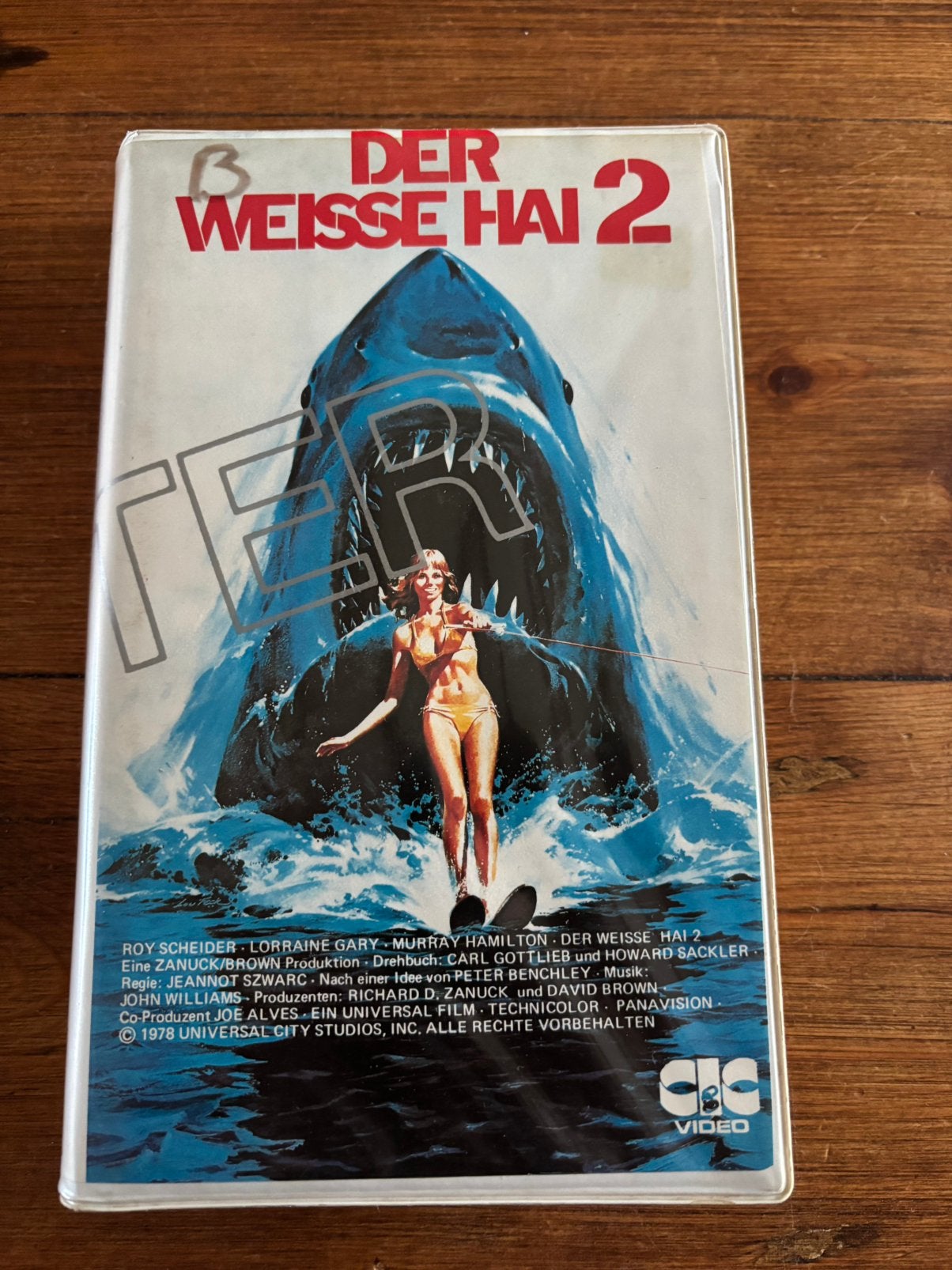 Jaws 2 (der weise hai) Betamax, Cd's en Dvd's, Ophalen of Verzenden, Zo goed als nieuw