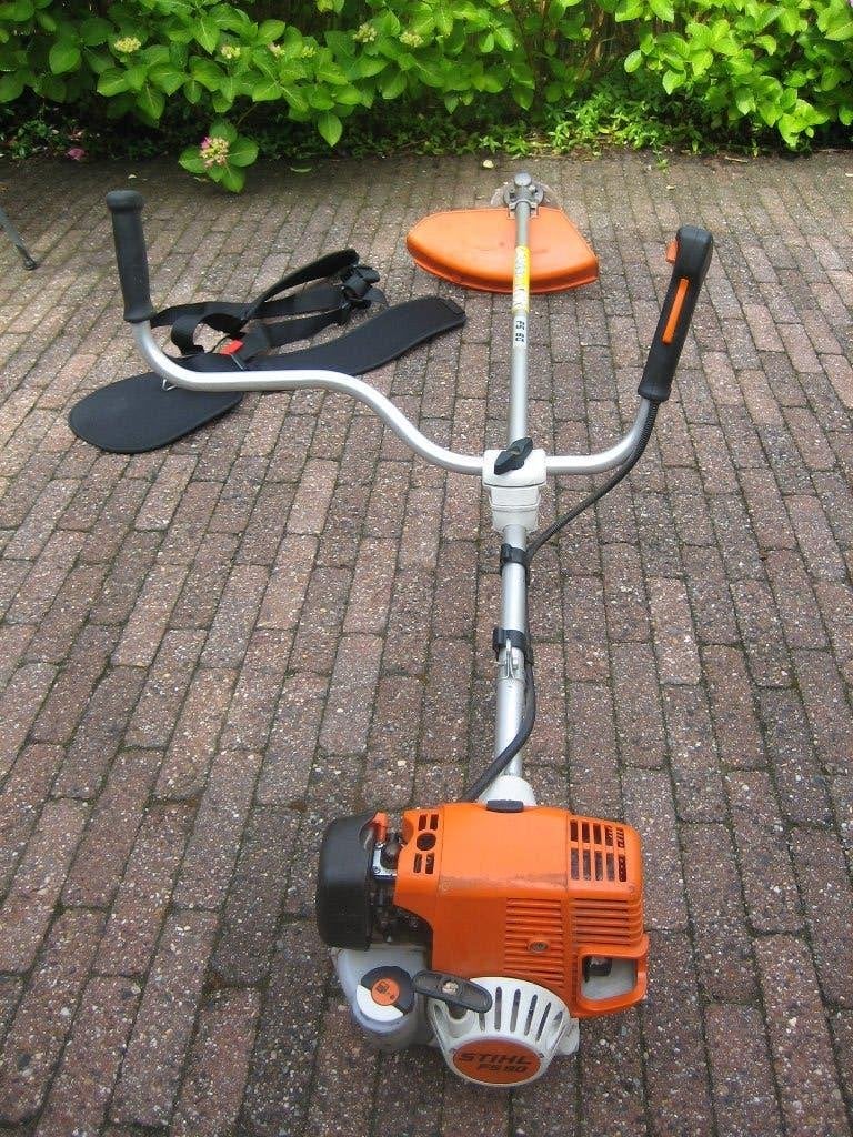 Stihl FS90 Bosmaaier 4-Mix Maaikop Nieuw Tuig Benzine, Ophalen, Benzine, Gebruikt, STIHL