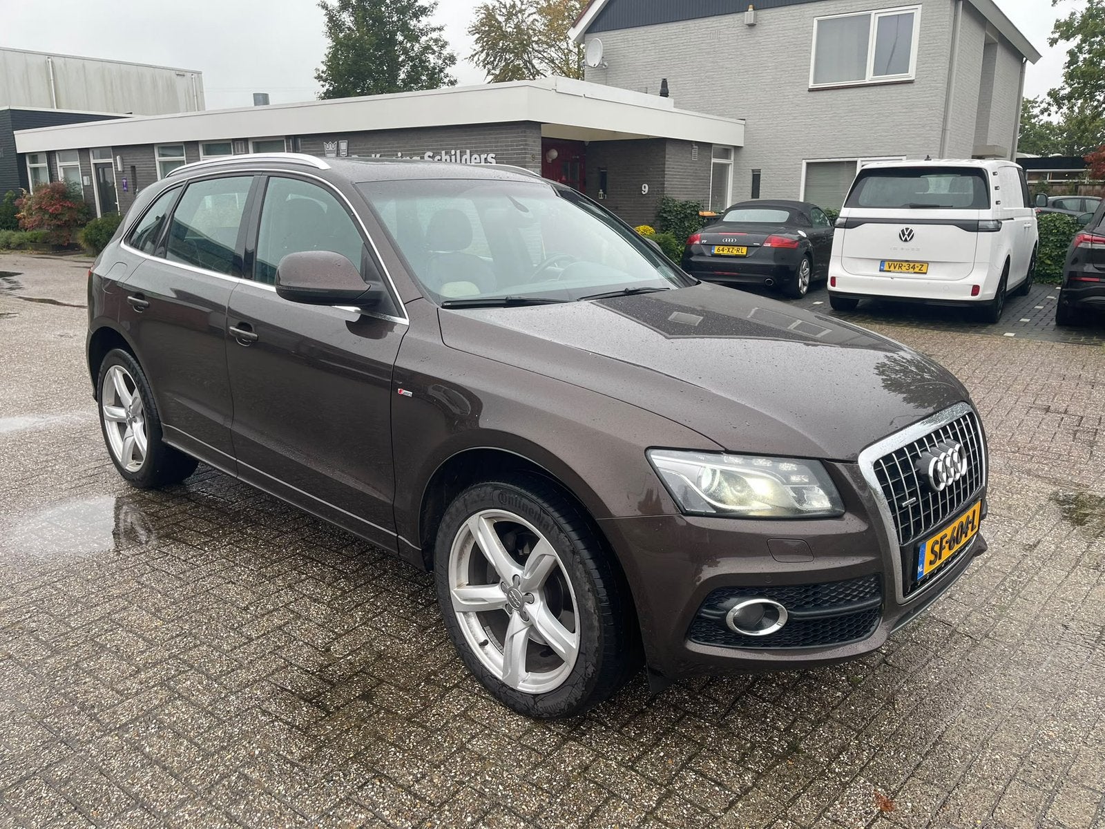Audi Q5 3.0 TDI Quattro S-tronic Panorama, Auto's, Euro 5, Zwart, Bedrijf, Diesel