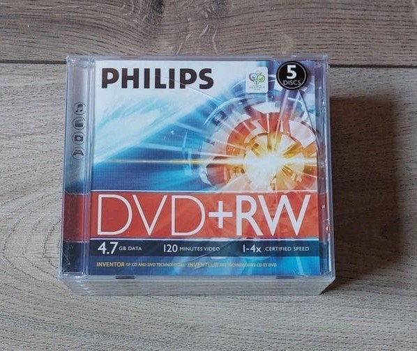 PHILIPS DVD+RW 9 stuks🙂, Computers en Software, Beschrijfbare discs, Philips, Herschrijfbaar, Cd, Nieuw