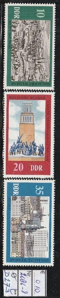 DDR Weimar Michel 2086-8 Nr.D273p, Verzenden, DDR, Postfris
