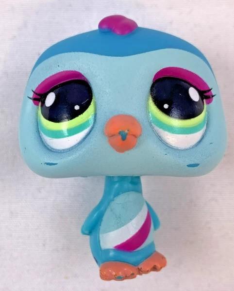 Littlest Pet Shop Hasbro LPS #2168 Pinguïn Figuur Blauw Roze, Verzamelen, Poppetjes en Figuurtjes, Coolsingel 104, 3011 AG Rotterdam, Netherlands