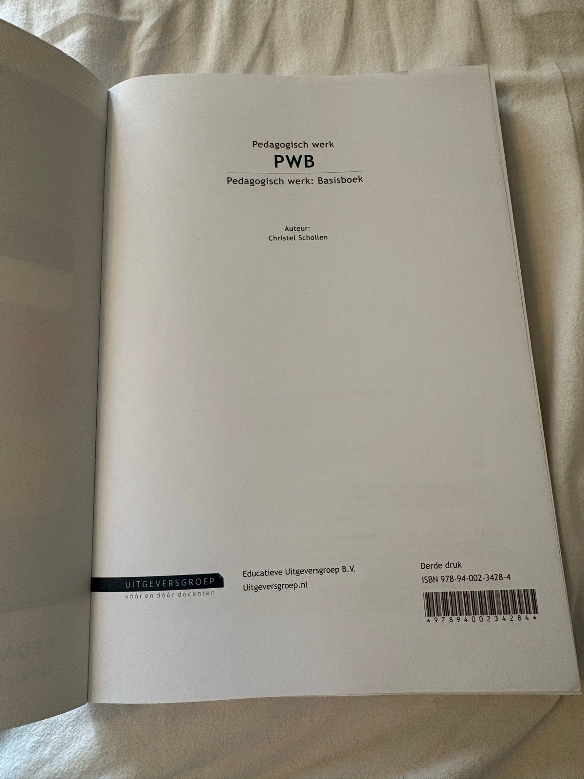 PWB Pedagogisch Werk Basisboek & PWO Onderwijsassistent, Boeken, Studieboeken en Cursussen, Ophalen of Verzenden, Gamma, Zo goed als nieuw
