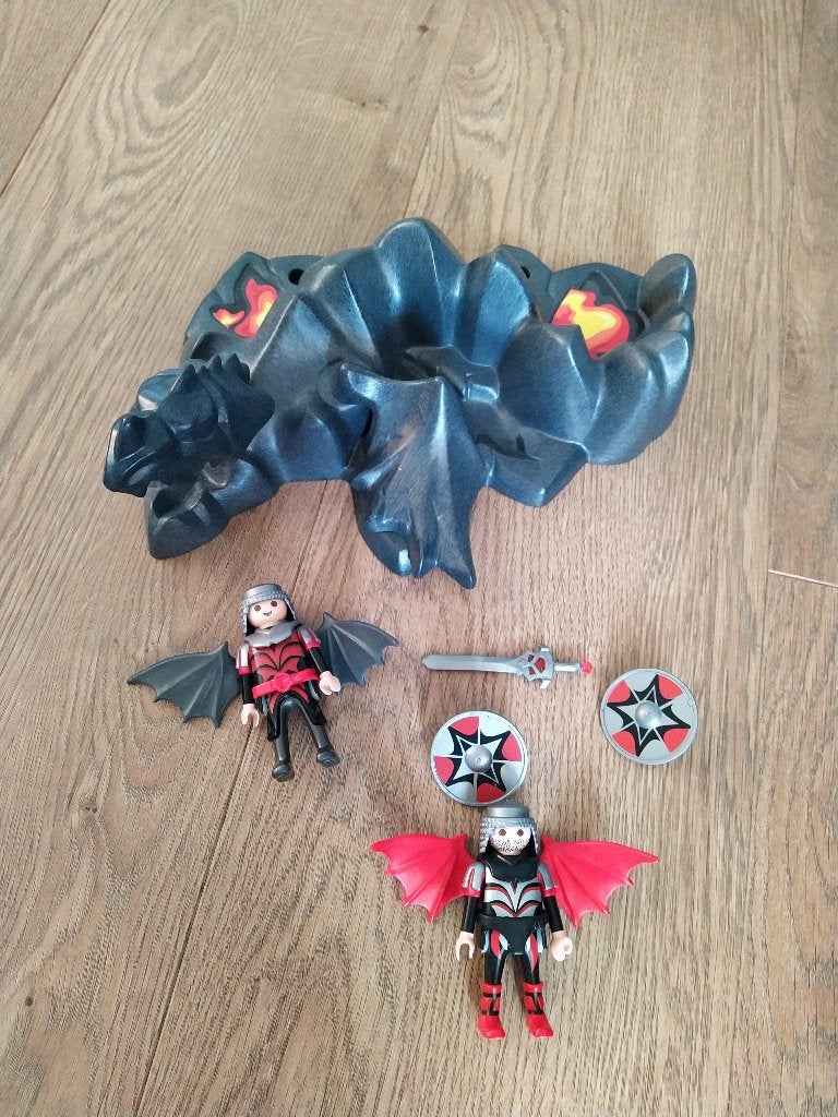 Playmobil ridder / ridders set met draak - gebruikt, Kinderen en Baby's, Ophalen of Verzenden, Gebruikt