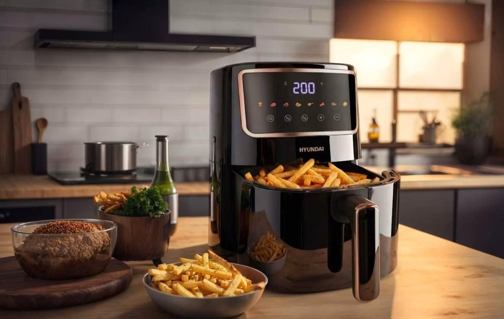 Hyundai Airfryer Digitaal - 1200g Friet - 1400W, Ophalen of Verzenden, Nieuw, Airfryer, 1000 t/m 1499 gram