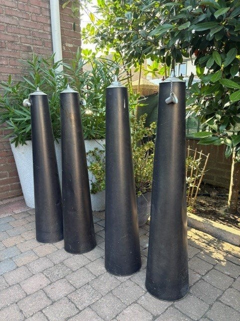 Gebruikte tuinfakkels, Ophalen, Gebruikt