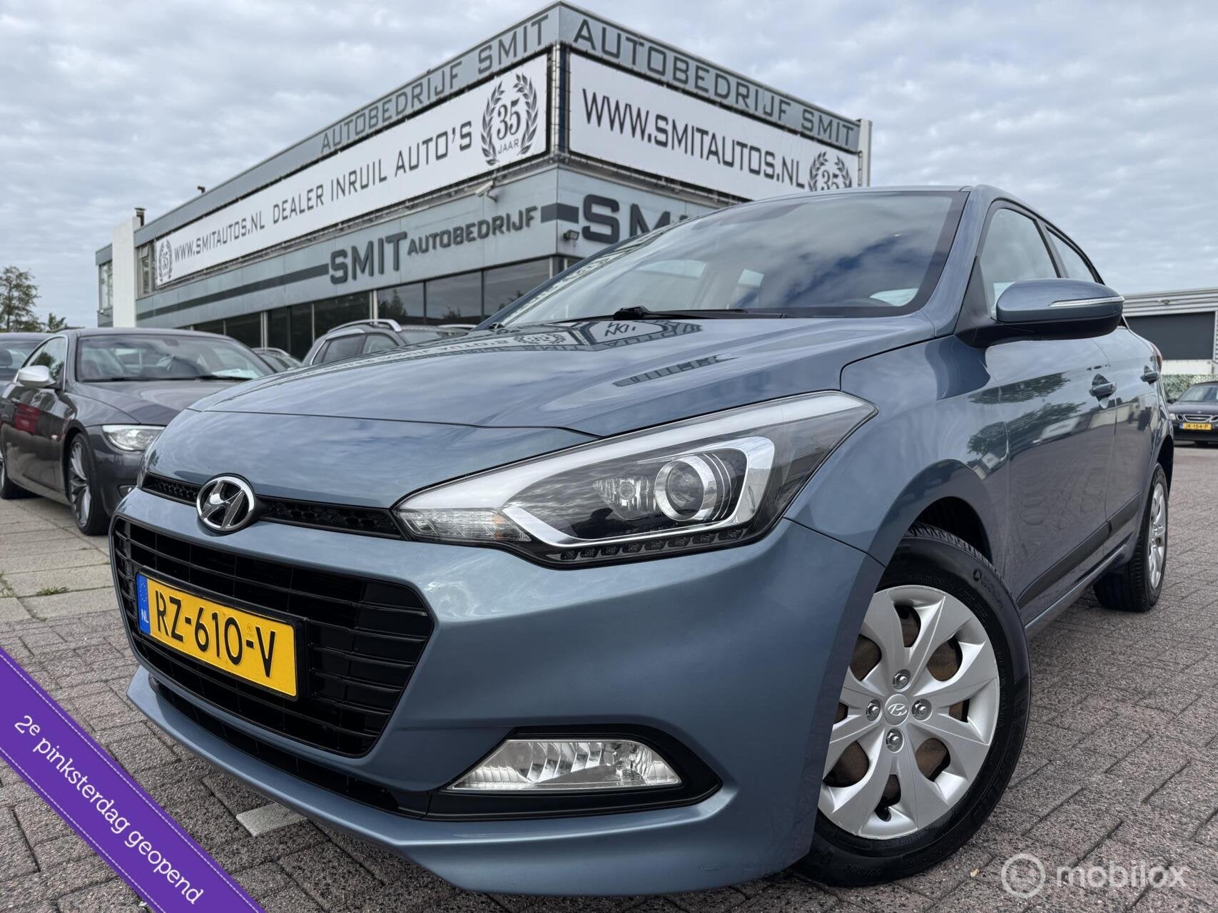 Hyundai i20 1.0 T-GDI i-Motion|Trekhaak|Airco|NL|Cruise, Voorwielaandrijving, Euro 6, Blauw, 23 km/l
