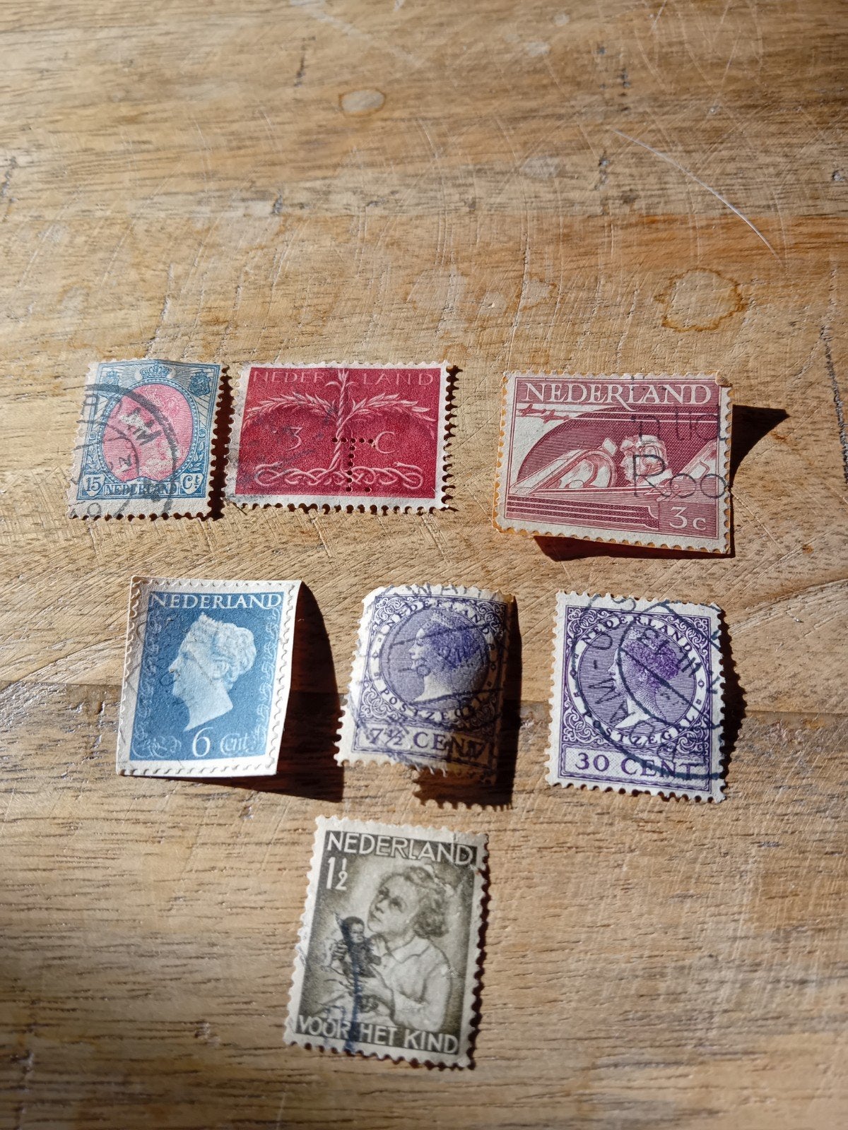 Oude postzegels - Nederland en buitenland, Ophalen of Verzenden, T/m 1940, Gestempeld