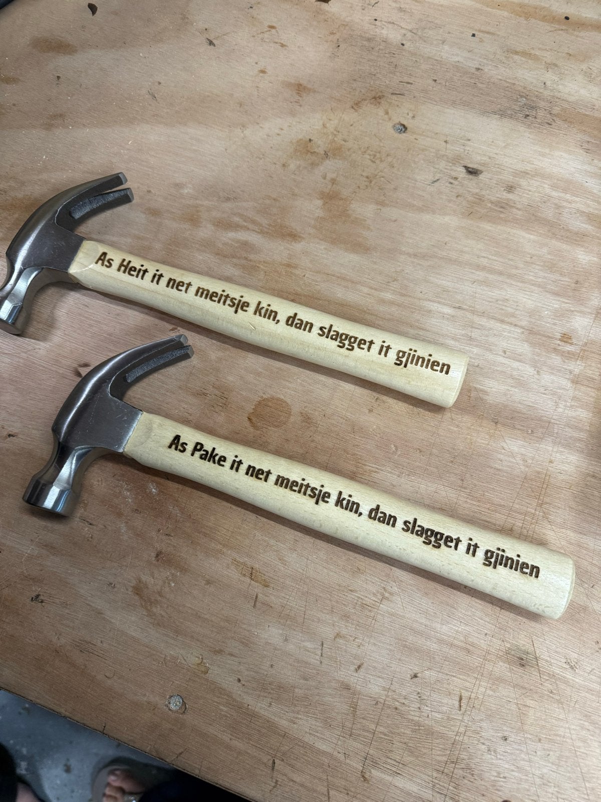 Hamer met Fryske tekst - Perfect Vaderdag cadeau!, Ophalen of Verzenden, Nieuw