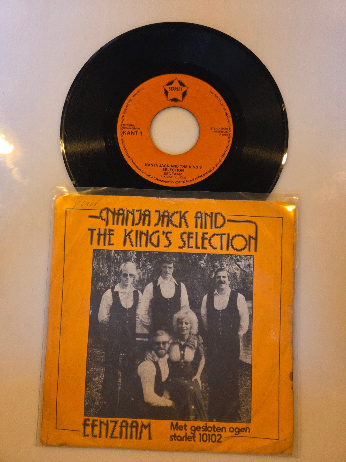 Nanja Jack and the King's selection - Eenzaam, Ophalen of Verzenden, Gebruikt, 7 inch, Nederlandstalig