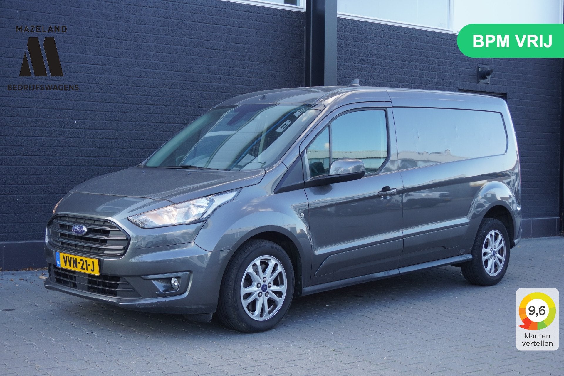 Ford Transit Connect 1.5 EcoBlue 120PK L2 Automaat Limited E, 1390 kg, Stof, Gebruikt, 4 cilinders