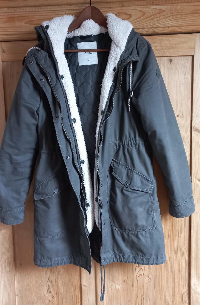 S'Oliver - QS Parka jas All Seasons antraciet S/M, Kleding | Dames, Maat 38/40 (M), Ophalen of Verzenden, Zo goed als nieuw, S.Oliver