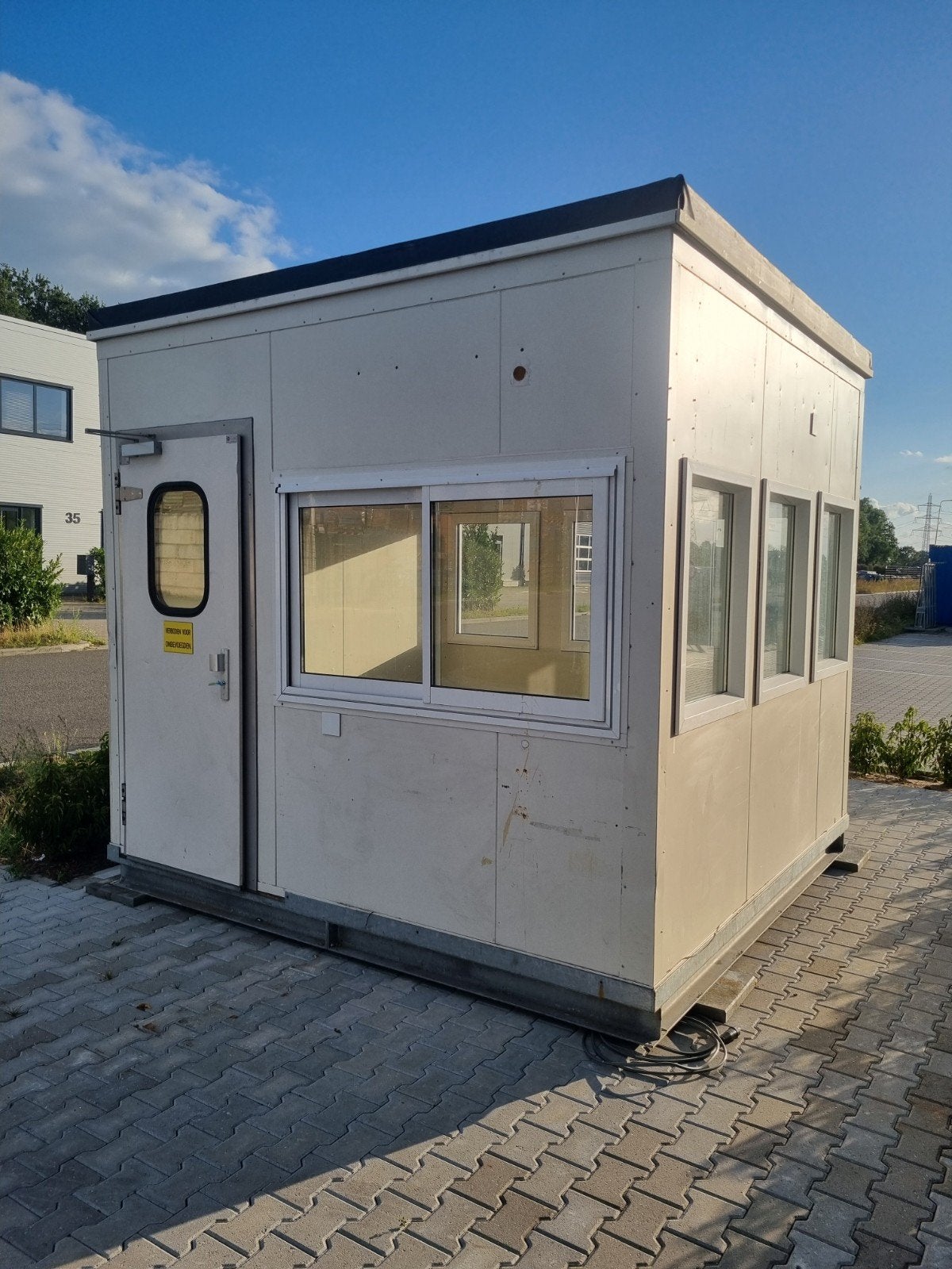 Nette unit 3x3 meter, Ophalen