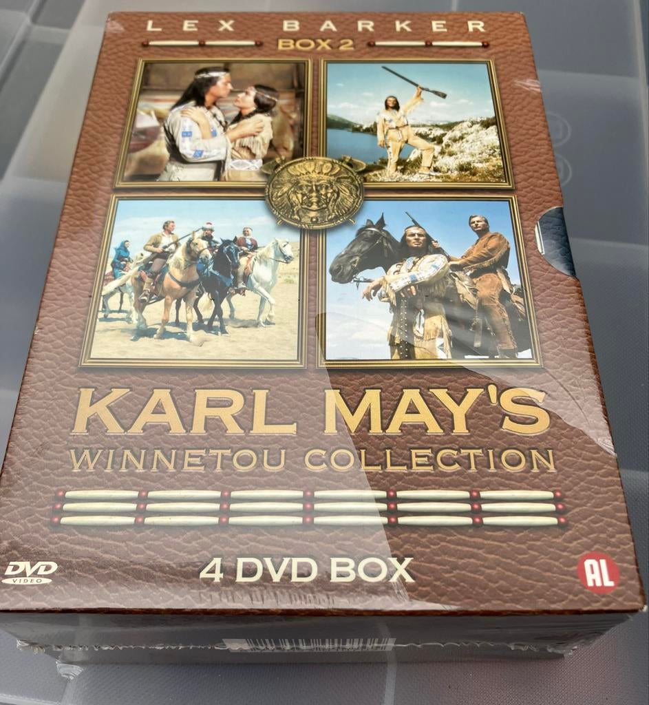 Karl May's Winnetou Collection Box 2 - 4 DVD Boxset, Alle leeftijden, Ophalen of Verzenden, Nieuw in verpakking, Boxset