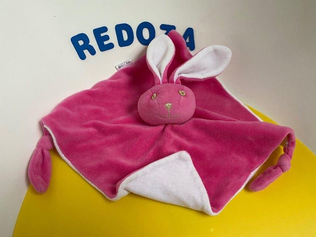 G062 bambino konijn konijntje roze met knopen, Ophalen of Verzenden, Zo goed als nieuw, Konijn