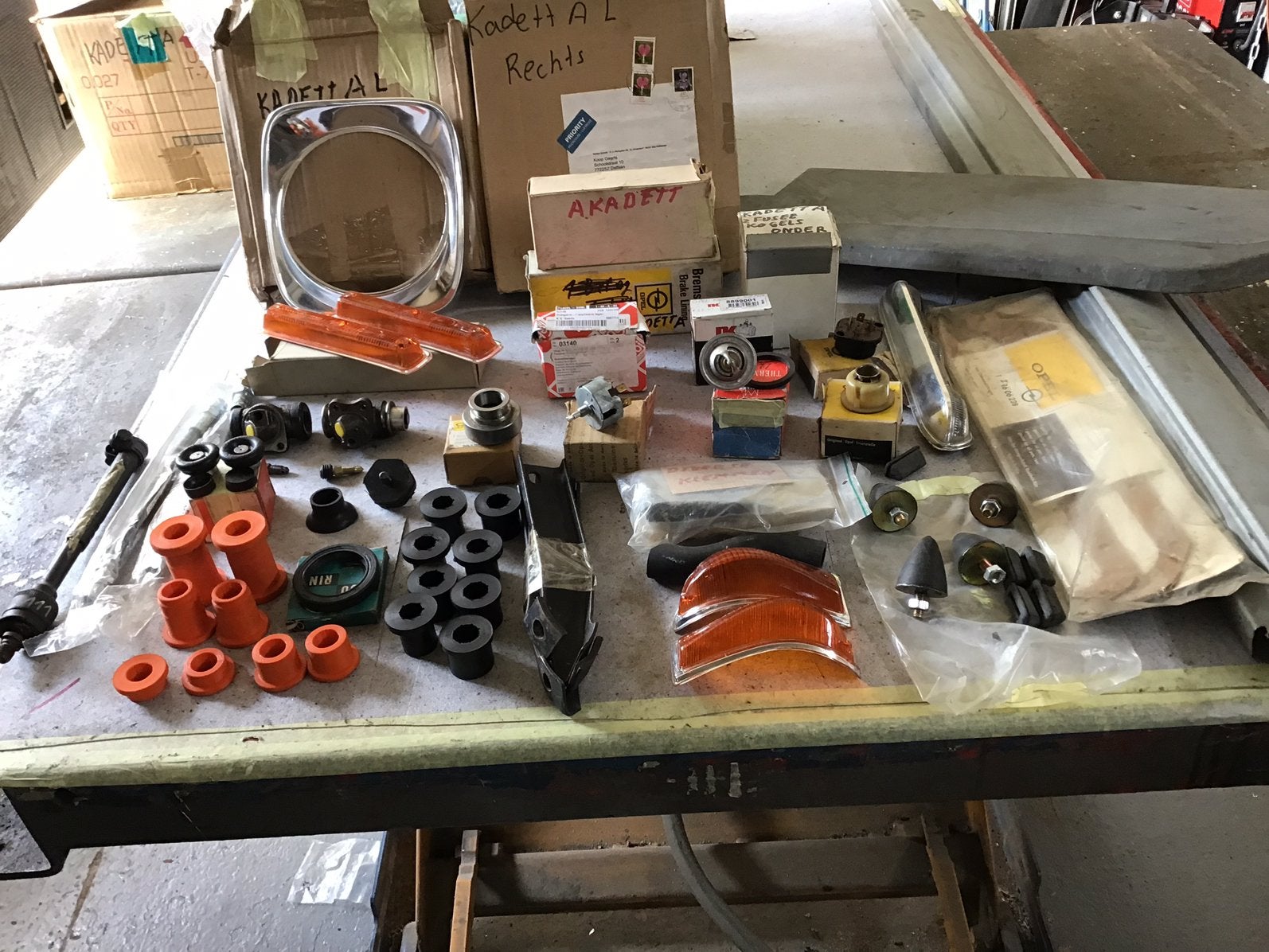 Opel Kadett A, Ophalen, Opel
