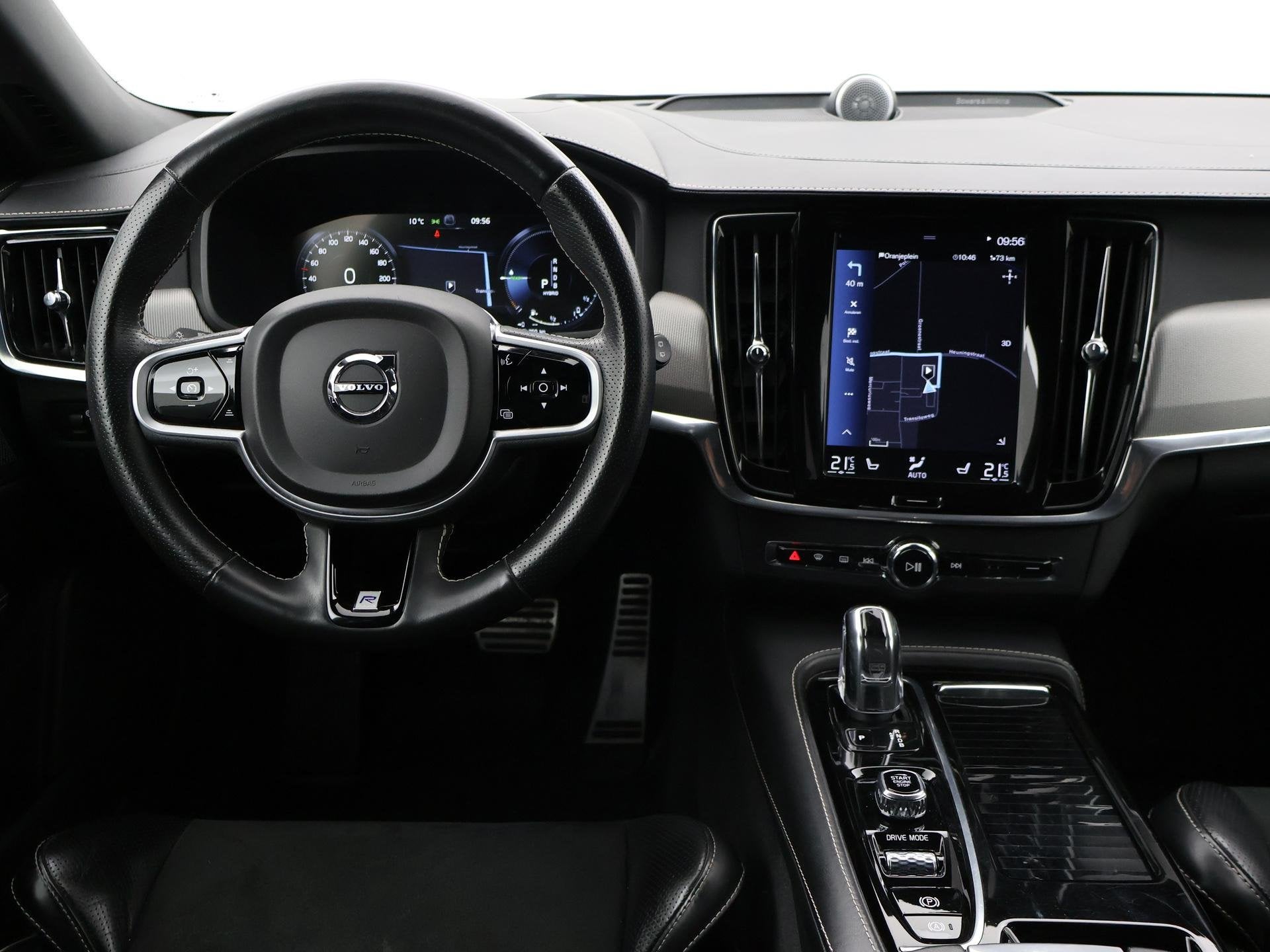 Volvo V90 2.0 T8 AWD 390 PK R-DESIGN + BOWERS & WILKINS | HE, Stof, Euro 6, 4 cilinders, Blauw