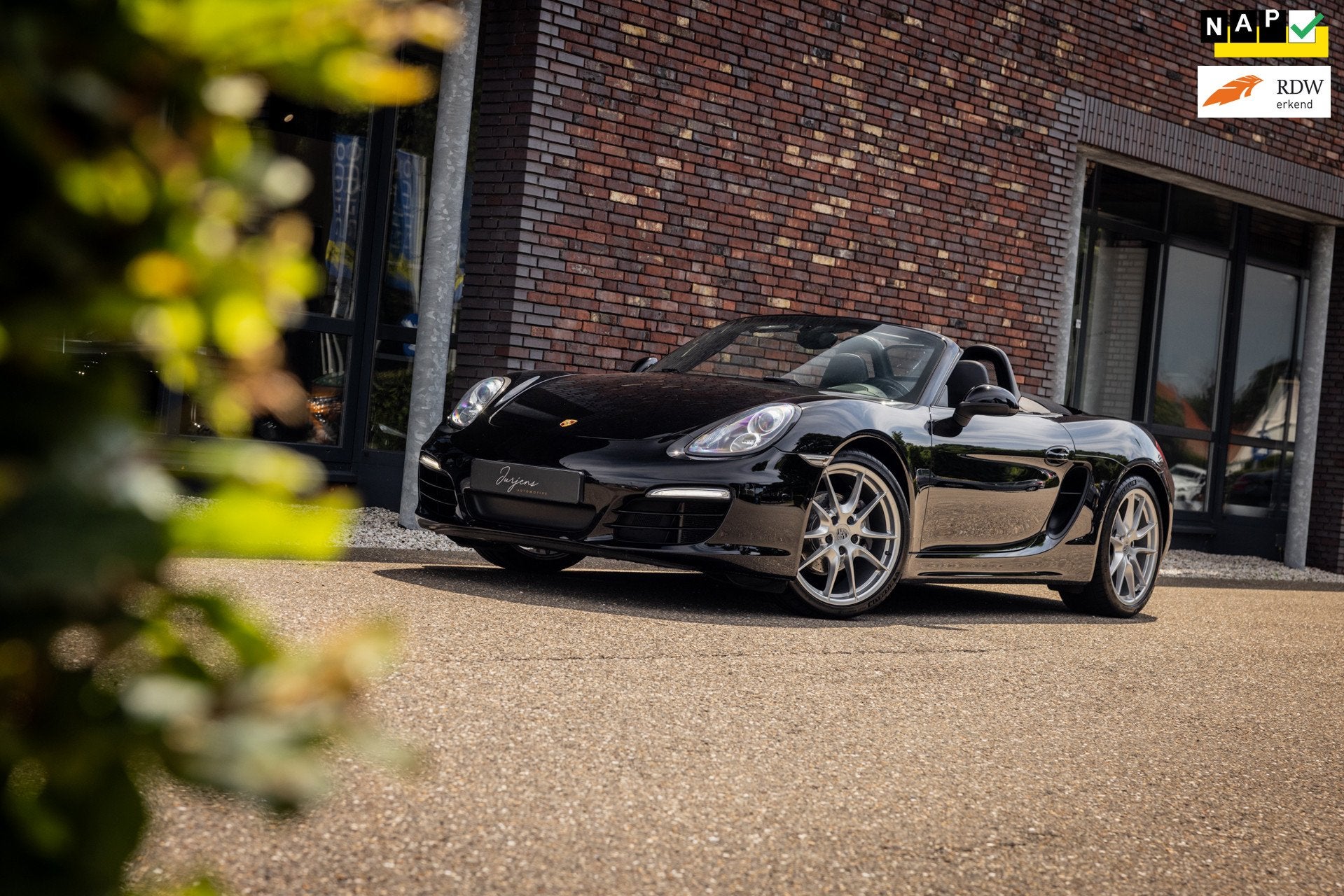 Porsche Boxster (981) 2.7 PDK (265pk) - Orig NL - 100% deale, Auto's, Porsche, Achterwielaandrijving, Gebruikt, Zwart, Cabriolet
