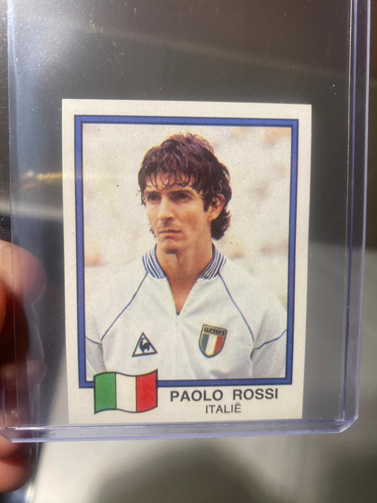 Oude Panini voetbalsticker 1983, Verzamelen, Sportartikelen en Voetbal, Ophalen of Verzenden, Buitenlandse clubs, Poster, Plaatje of Sticker