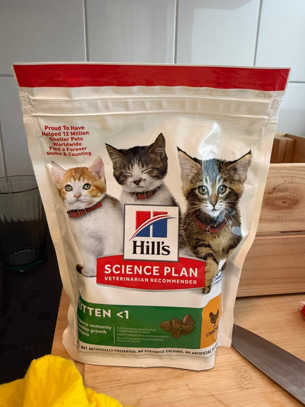 Hills Science Plan kitten voer zak 300 gram DICHT, Dieren en Toebehoren, Dierenvoeding, Ophalen, Kat