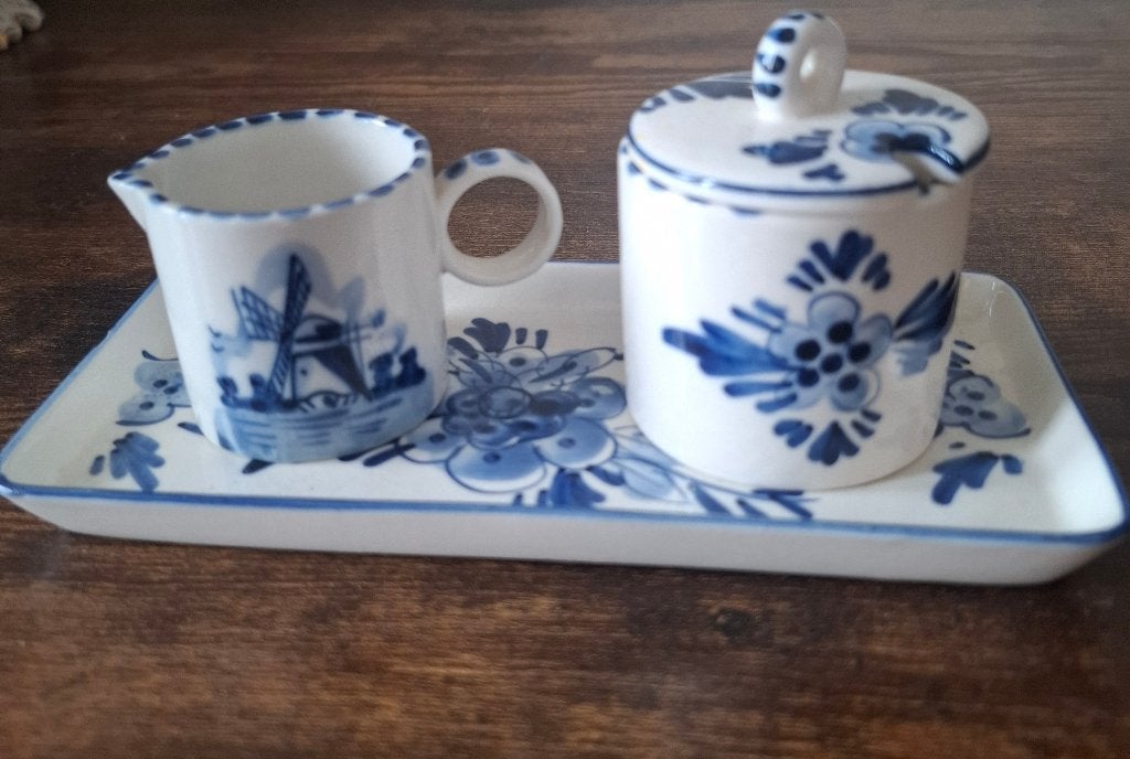 Delftsblauw roomstel, Ophalen