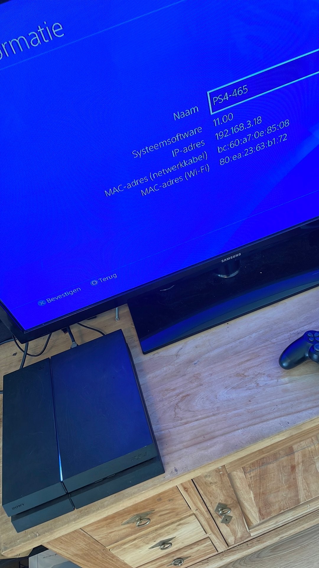 Playstation 4 cuh-1216b 500gb fw:11.00, Ophalen of Verzenden, Zo goed als nieuw, Zonder controller, Original