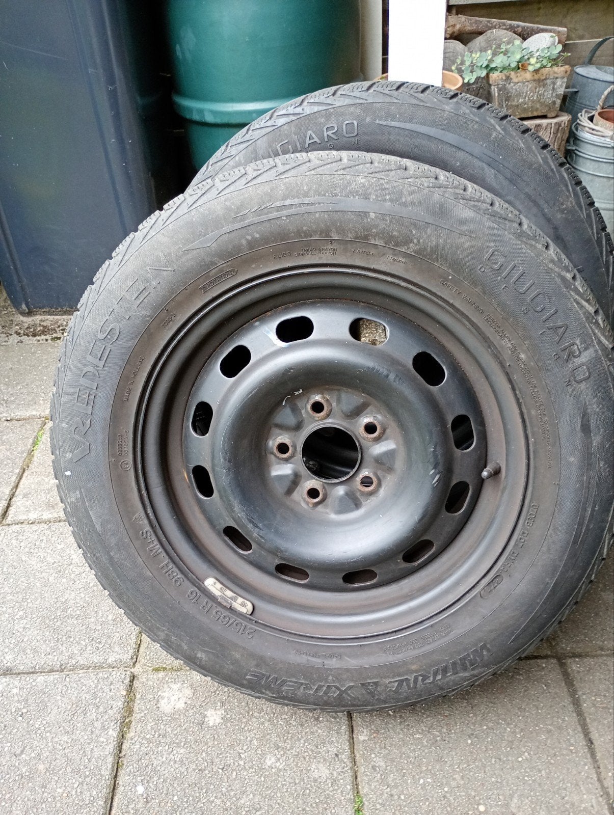 Wielen 16"- 2stuks., Ophalen