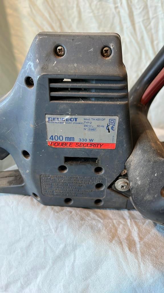Peogeot heggenschaar, Tuin en Terras, Heggenscharen, Ophalen, Gebruikt, Elektrisch