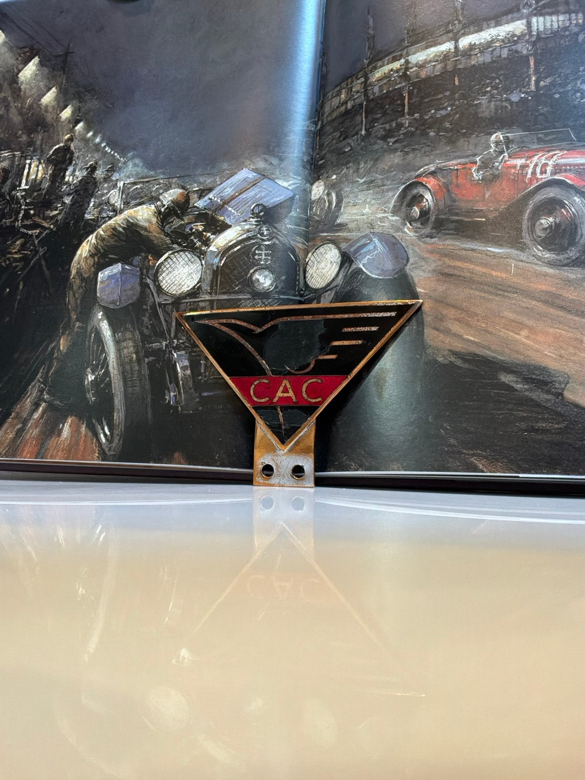 Emaille Carbadge: Cotswold Automobile Club 1920’s, Ophalen of Verzenden