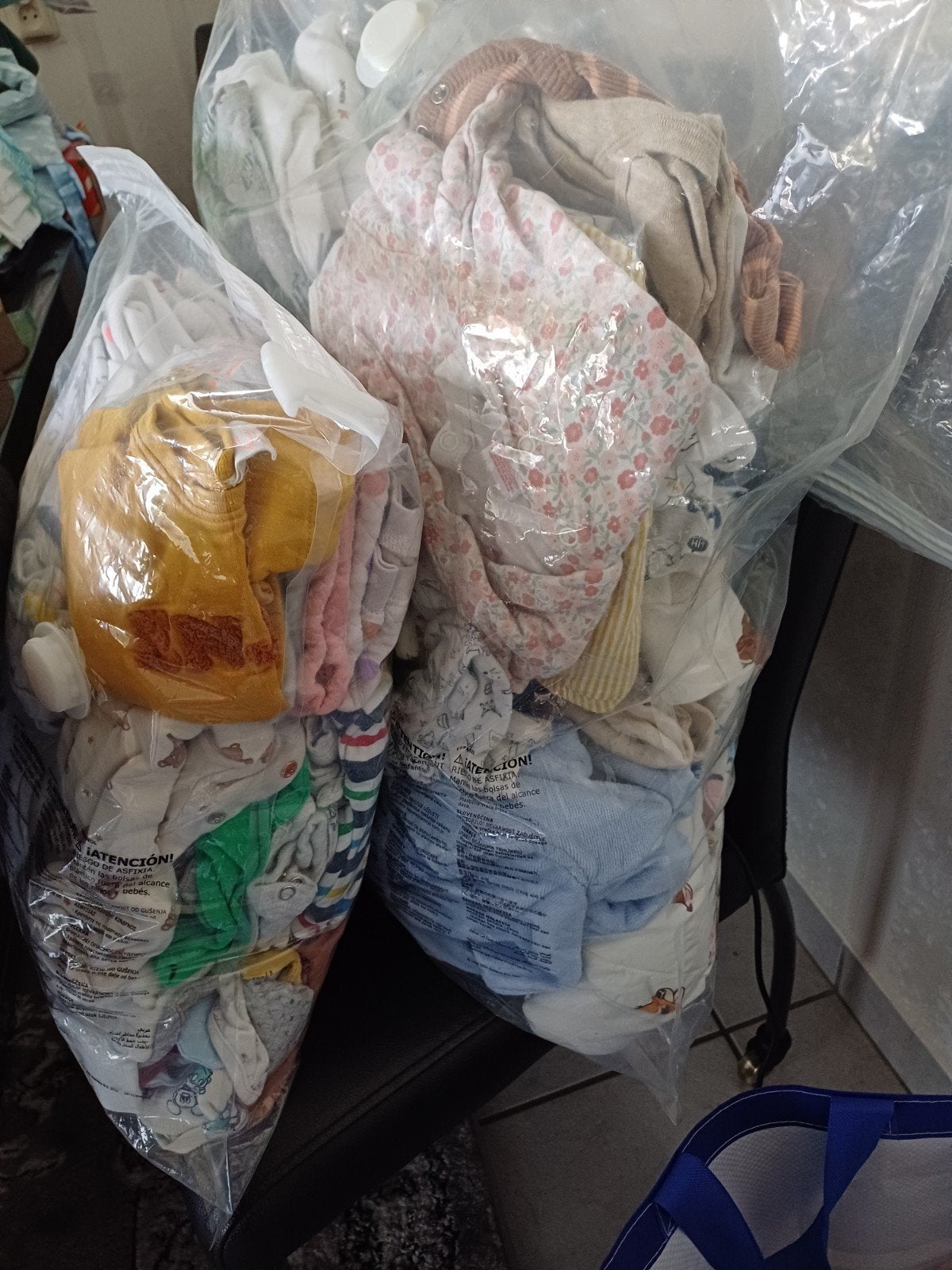 Zakken met baby kleding 50 t/m 68, Ophalen, Maat 68