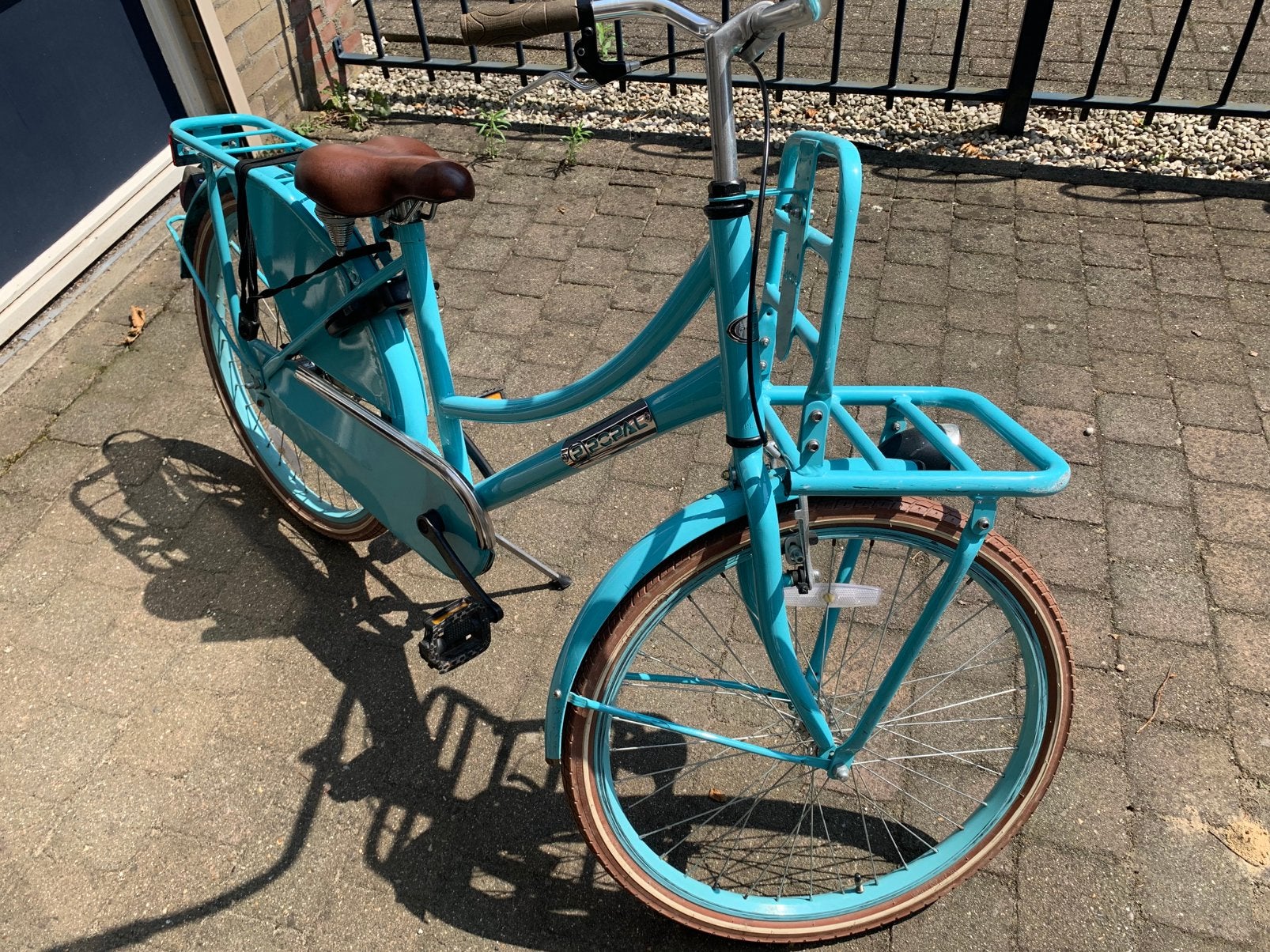 Kinderfiets 24" kan nog een ronde mee, Ophalen, Terugtraprem, Zo goed als nieuw, Minder dan 47 cm