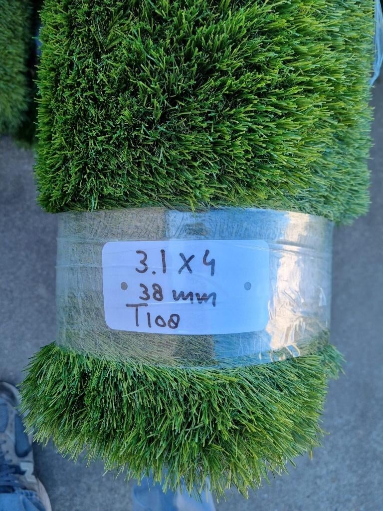 Kunstgras coupon 3.3 x 4 meter T108 40 mm, Ophalen, Nieuw, 10 tot 20 m²