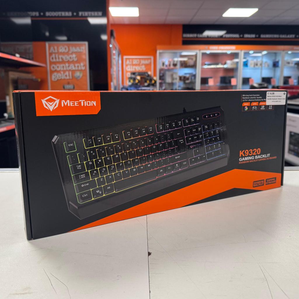 Meetion K9320 USB Wired Backlite Keyboard | Nieuw in doos