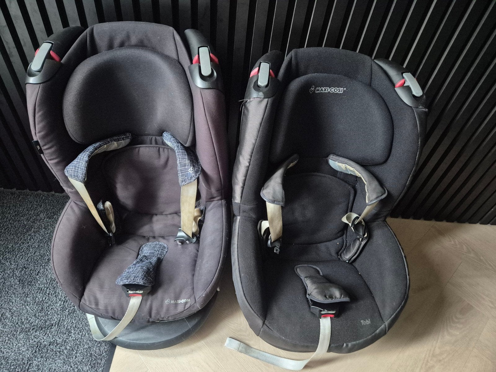 2x Maxi-Cosi Tobi autostoeltjes, Kinderen en Baby's, Ophalen, Verstelbare rugleuning, 9 t/m 18 kg, Maxi-Cosi