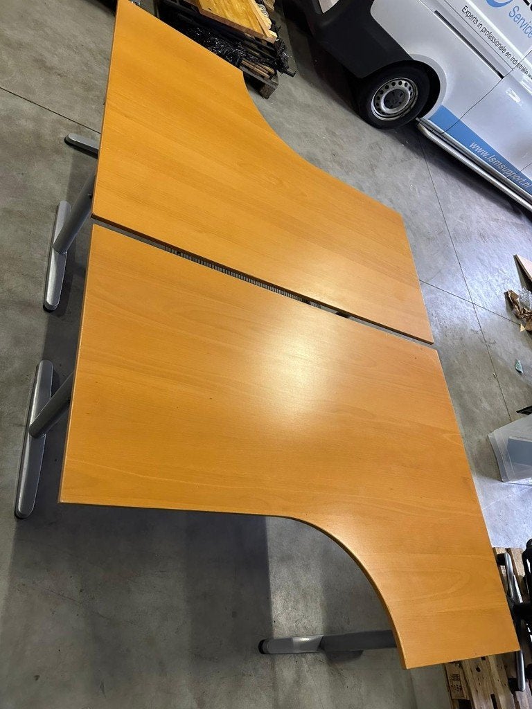 bureau, Huis en Inrichting, Bureaus, Ophalen, 160 cm, Gebruikt, 120 cm