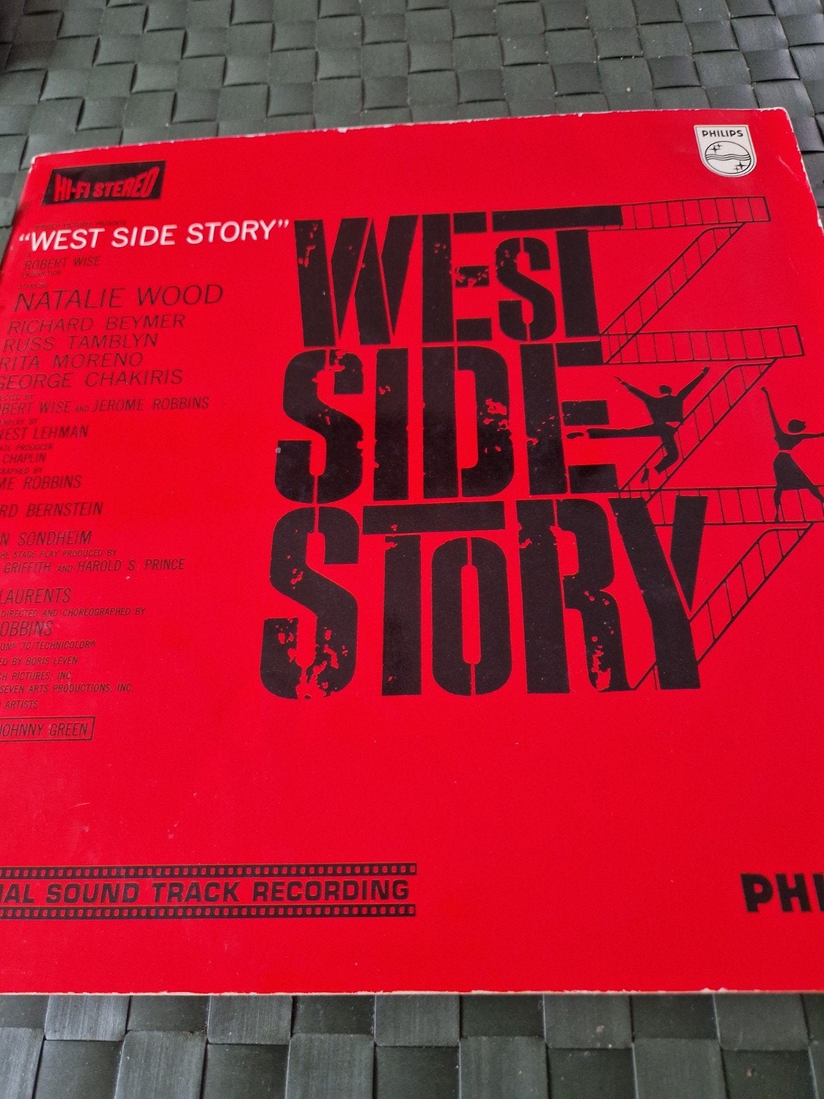 West Side Story Soundtrack LP - Philips Hi-Fi Stereo, Originele persing, Ophalen of Verzenden, Gebruikt, 12 inch