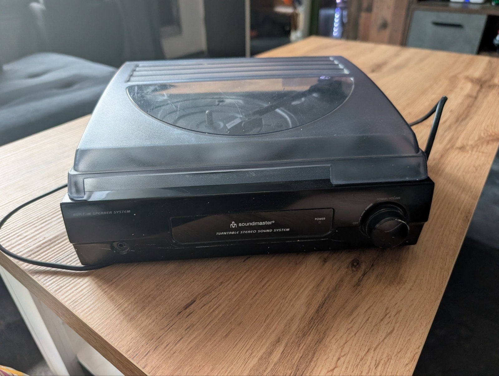 Soundmaster PL918 Platenspeler met ingebouwde speakers, Ophalen of Verzenden, Gebruikt, Platenspeler, Overige merken
