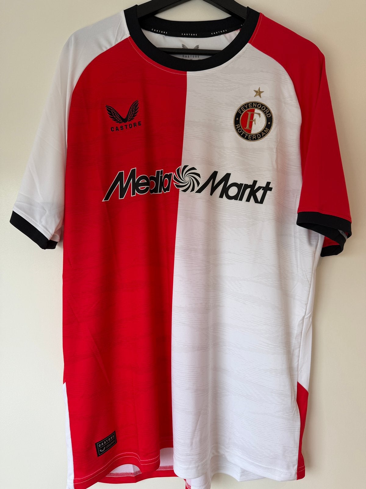 Officieel Feyenoord Thuisshirt 24/25 -Maat XL-Nieuw met Tags, Sport en Fitness, Maat XL, Ophalen of Verzenden, Nieuw, Shirt