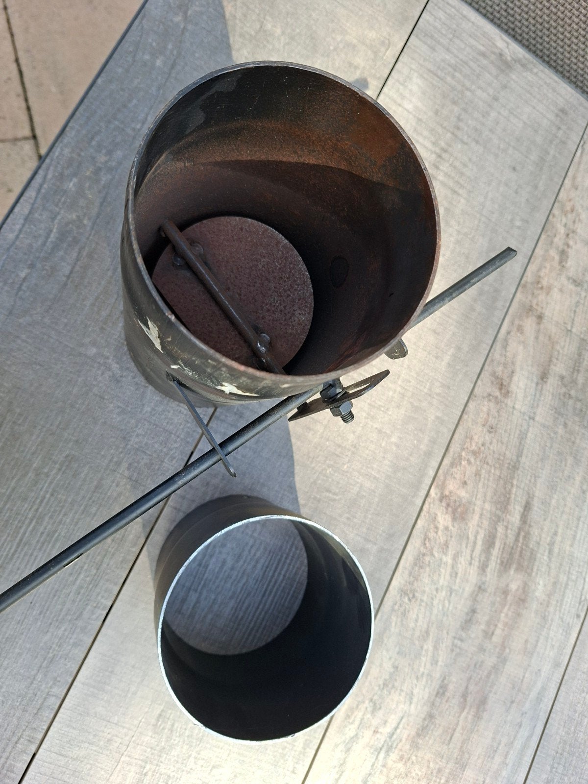 smoorklep kachelpijp 125mm, Huis en Inrichting, Ophalen, Nieuw, Hout, Houtkachel