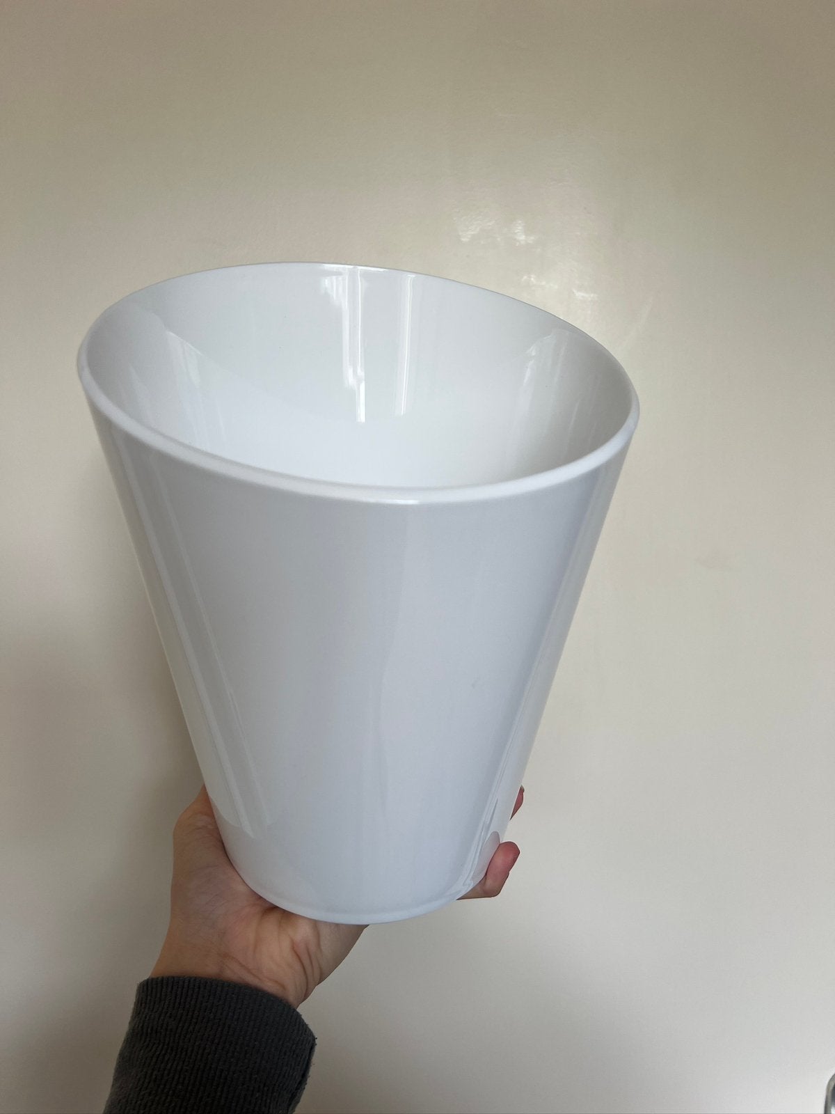 MOET WEG Kunststof ice bucket wijnkoeler wit 1 fles OP=OP, Ophalen of Verzenden, Nieuw, Overige typen